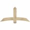 Ekena Millwork Bellingham Rough Sawn Timber Gable Bracket, Douglas Fir, 60"W x 30"H x 4"D x 6"F, 12/12 Pitch GBW060X30X0406BEL00RDF - alternate 1